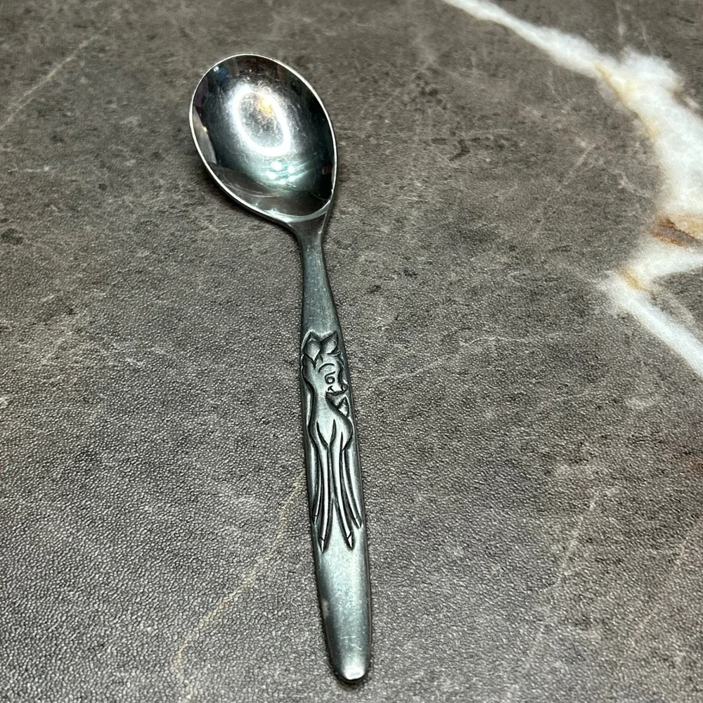Vintage Disney Bambi Baby Spoon Stainless by Bonny Walt Disney Productions Japan